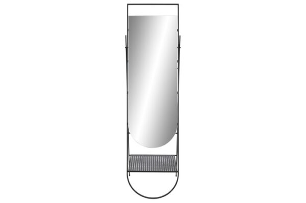 ESPEJO VESTIDOR METAL ESPEJO 44,4X40X162 NEGRO - Imagen 2