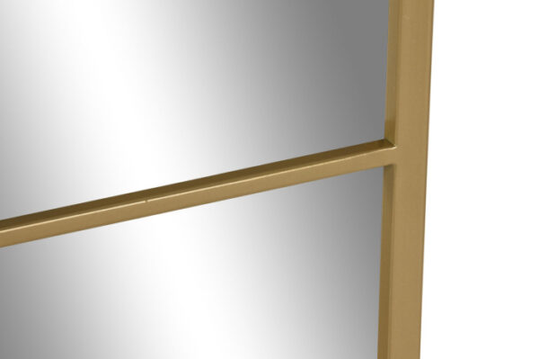 ESPEJO HIERRO CRISTAL 60X2X90 DORADO - Imagen 2