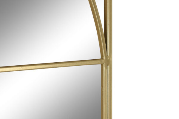 ESPEJO HIERRO CRISTAL 90X2X180 DORADO
