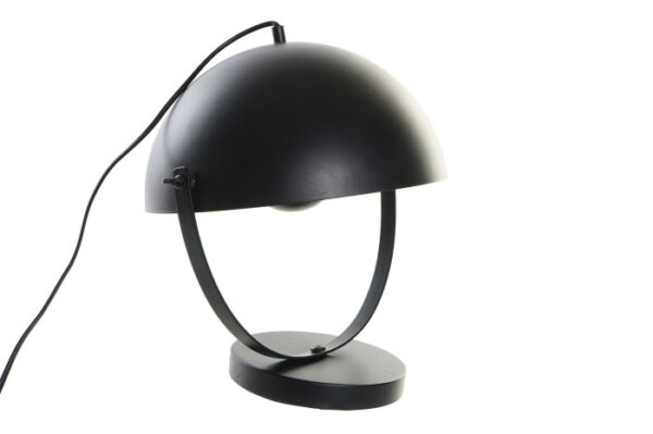 LAMPARA SOBREMESA METAL 34X27X35 E14 FOCO NEGRO - Imagen 4