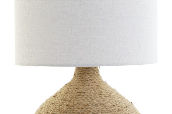 LAMPARA SOBREMESA CUERDA DOLOMITE 28X28X42 MARRON - Imagen 4