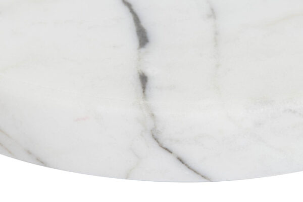 LAMPARA PIE METAL MARMOL 36X110X195 BLANCO - Imagen 5