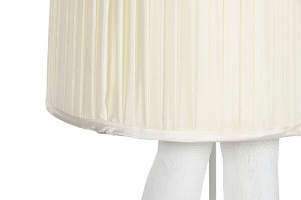 LAMPARA PIE RESINA 46X41X137,5 BAILARINA BLANCO - Imagen 4