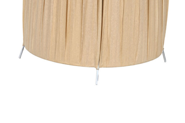 LAMPARA PIE RAFIA METAL 50X50X147 NATURAL - Imagen 3