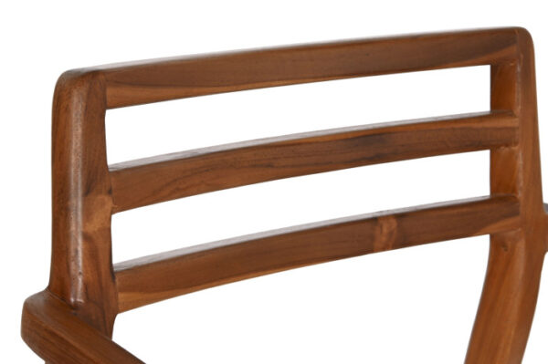 SILLA TECA RATAN 50X56X86 MARRON - Imagen 3