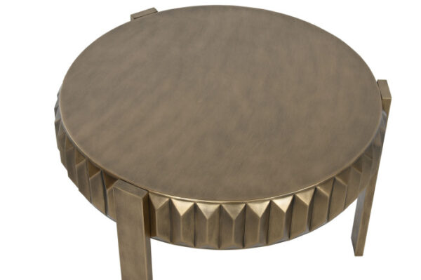 MESITA AUXILIAR METAL 62X62X50 DORADO - Imagen 3