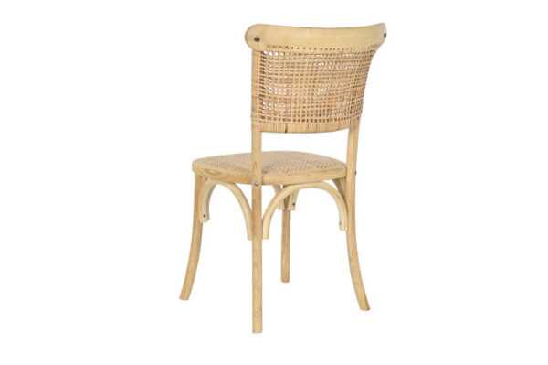 SILLA OLMO RATAN 45X48X87 MARRON CLARO - Imagen 3