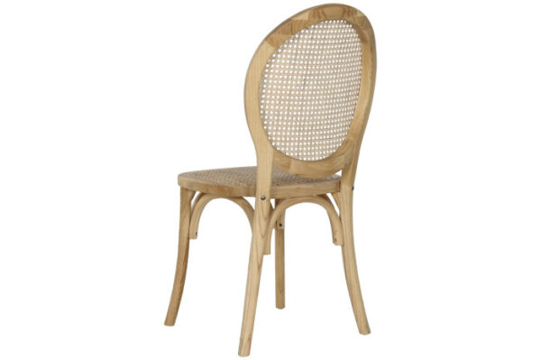 SILLA OLMO RATAN 45X42X94 MARRON CLARO - Imagen 2