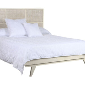 CAMA MANGO RATAN 167X212X120 29,33 BLANCO ROTO