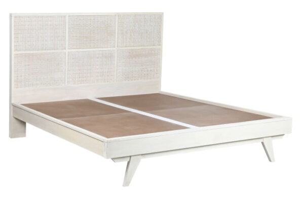 CAMA MANGO RATAN 167X212X120 29,33 BLANCO ROTO - Imagen 2