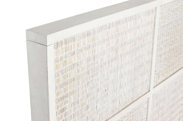 CAMA MANGO RATAN 167X212X120 29,33 BLANCO ROTO - Imagen 4