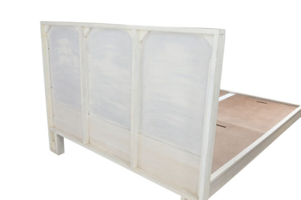 CAMA MANGO RATAN 167X212X120 29,33 BLANCO ROTO - Imagen 5
