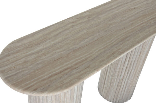 CONSOLA GRANITO MDF 120X40X75 41,40 SIMIL MARMOL - Imagen 3