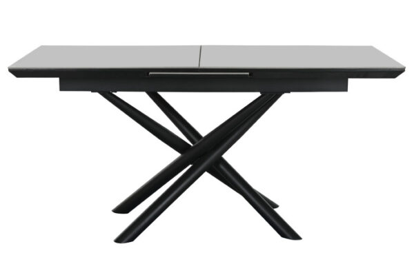 MESA COMEDOR METAL CERAMICA 160X90X76 200 EXT GRIS