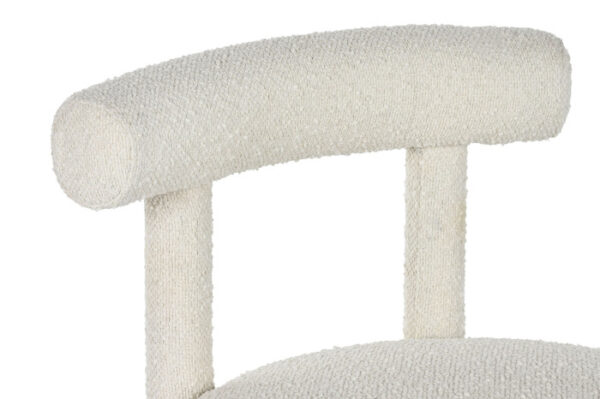 SILLA ARCE POLIESTER 51X52X74 BOUCLE CRUDO - Imagen 2