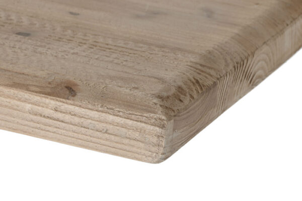 CONSOLA ABETO MDF 120X38X82 RUGOSO BLANCO - Imagen 6