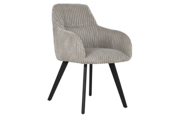 SILLA POLIESTER METAL 56X61X85 PANA GRIS