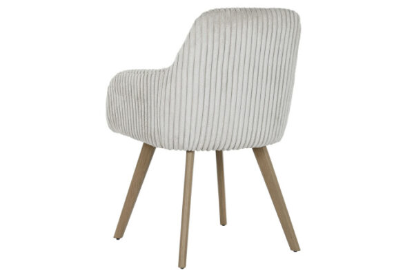 SILLA POLIESTER METAL 56X61X87 PANA BLANCO - Imagen 3