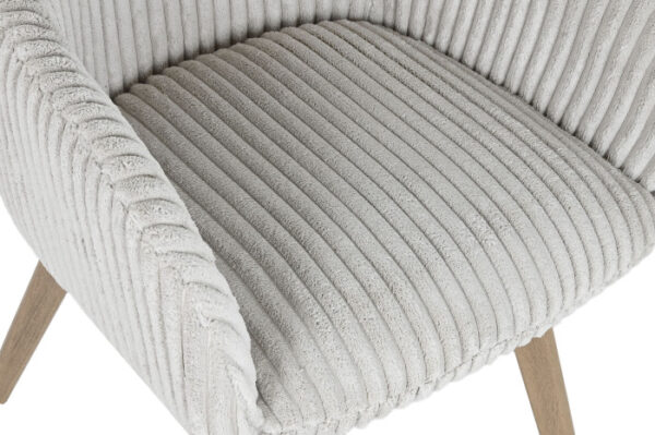 SILLA POLIESTER METAL 56X61X87 PANA BLANCO - Imagen 4