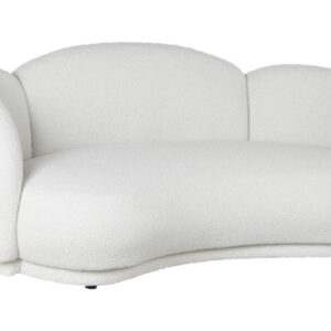 SOFA POLIESTER 195X103X74 NUBE BLANCO