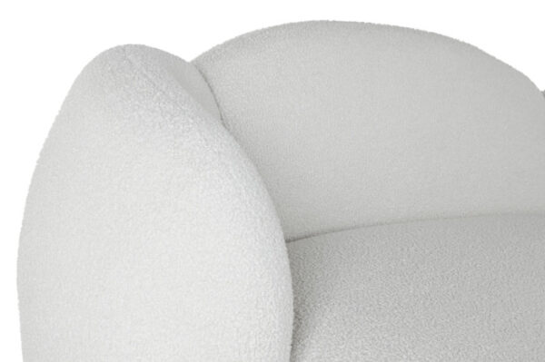 SOFA POLIESTER 195X103X74 NUBE BLANCO - Imagen 4