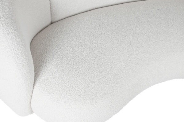 SOFA POLIESTER 195X103X74 NUBE BLANCO - Imagen 5