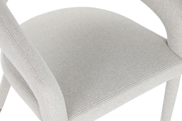 SILLA METAL POLIESTER 57,5X60X81 BEIGE