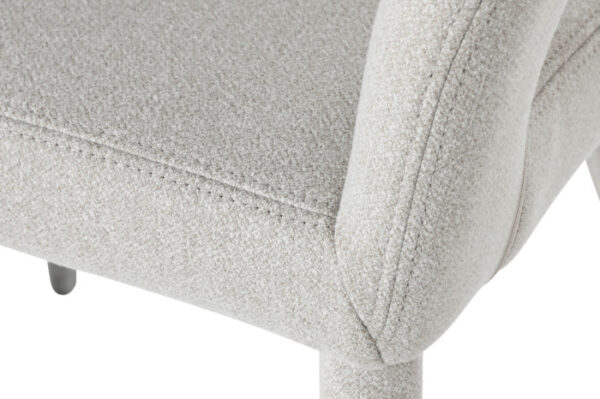SILLA METAL POLIESTER 57,5X60X81 BEIGE - Imagen 4