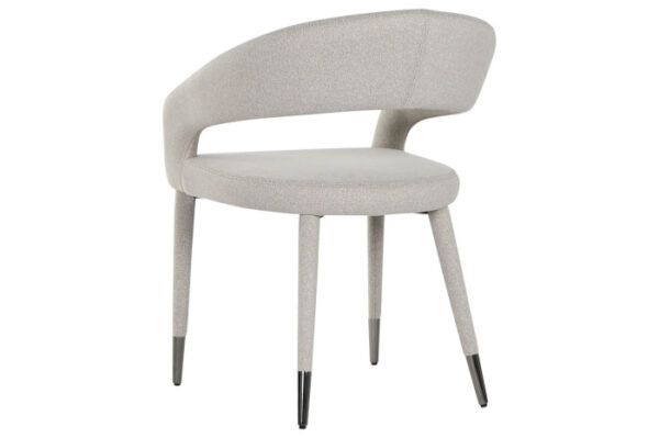 SILLA METAL POLIESTER 57,5X60X81 BEIGE - Imagen 2
