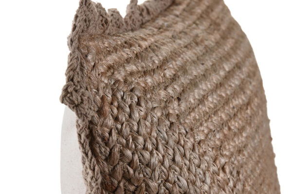 COJIN YUTE 50X30X15 700 GR, MACRAME 2 SURT. - Imagen 2