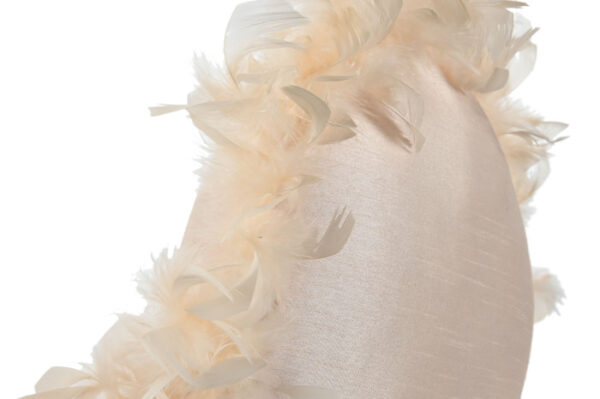 COJIN POLIESTER 40X10X40 280 GR, PLUMAS ROSA
