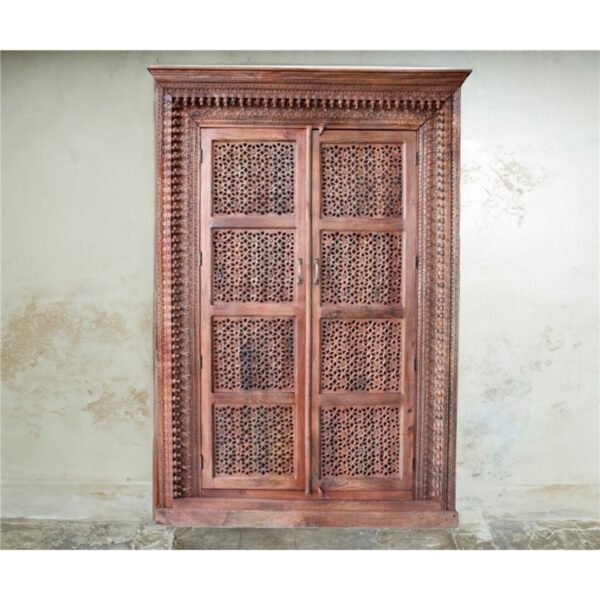 PUERTA ANTIGUA MADERA RECICLADA158x15x225 cms
